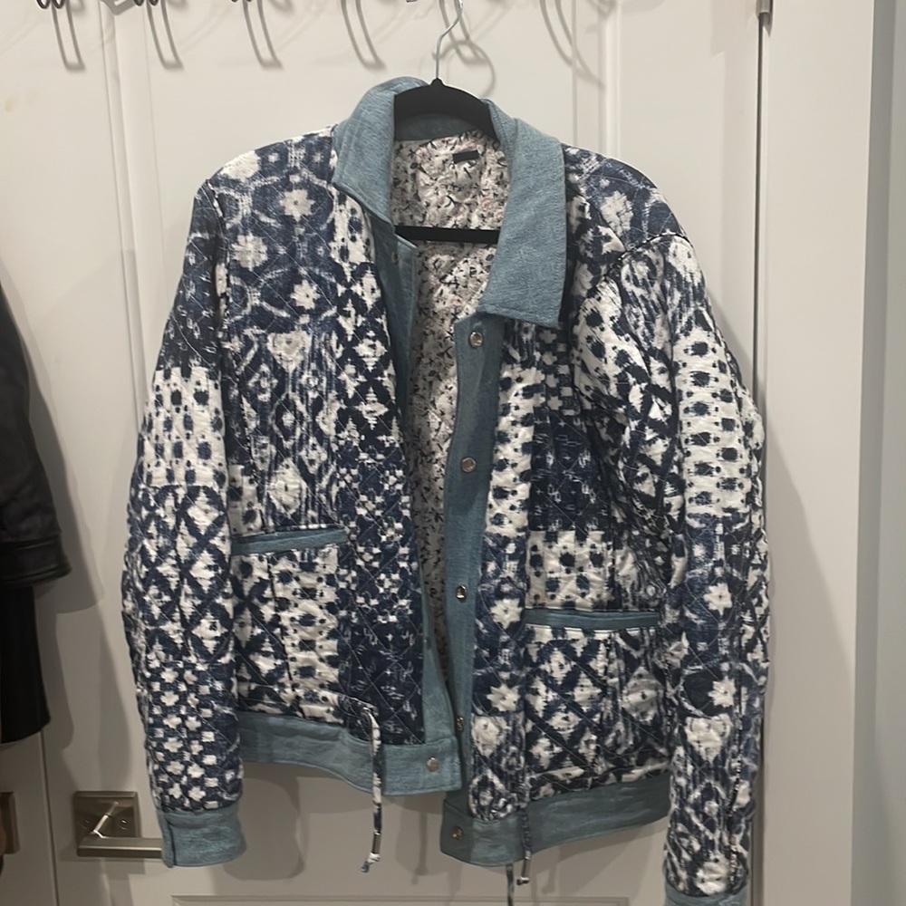 Blanknyc Reversible Patchwork Jacket - image 3